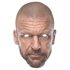WWE Triple H Cardboard Face Mask