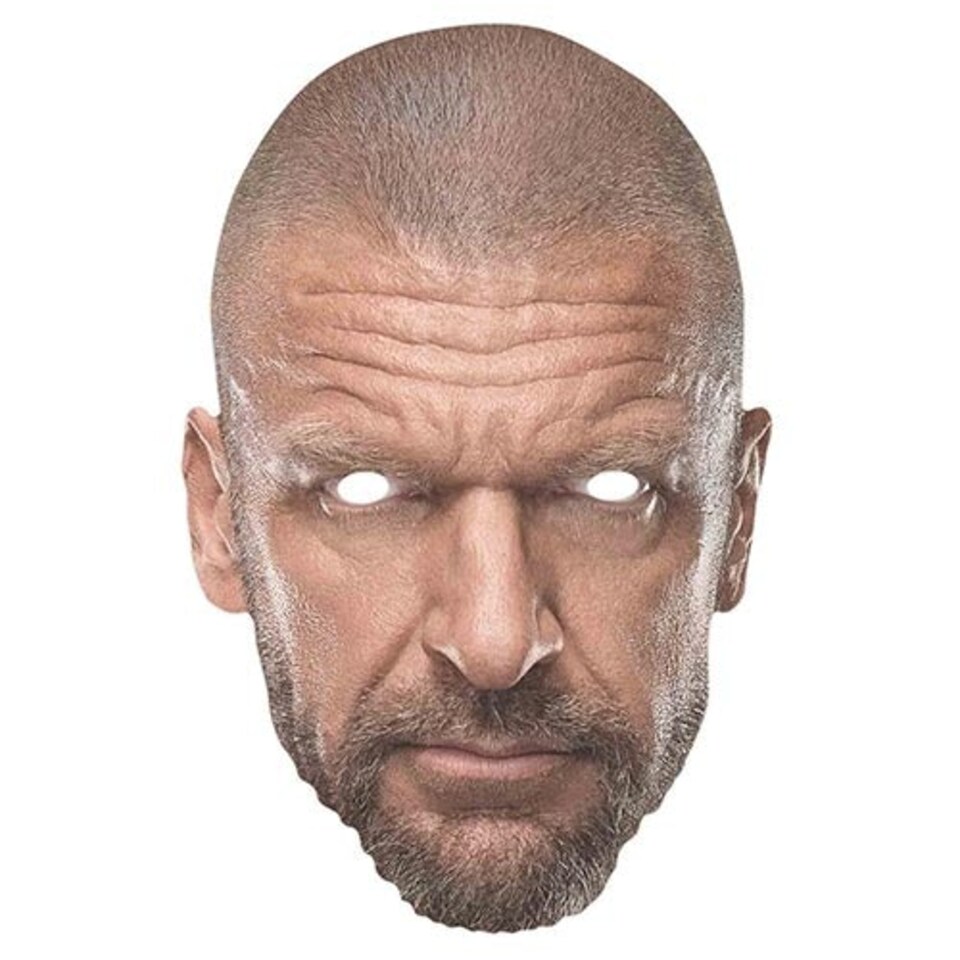 WWE Triple H Cardboard Face Mask
