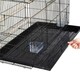 image 5 of Yaheetech 77.5 cm L x 46.5 cm W x 46 cm H Flight Cage w/ Slide-out Tray Black