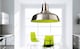 image 2 of Smart 1 Light Dome Ceiling Pendant Brushed Steel, Green Inside, E27