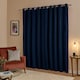 image 3 of furn. The Ultimate Velvet Blackout Eyelet Curtain Pair Royal (W)168cmx (D)137cm | Blue | Royal | One Size