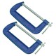 image 1 of 8" Heavy Duty G Clamp C-Clamp Grip Holder vice Clasp Woodworking 2 Pack