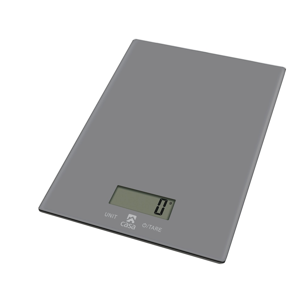 image 1 of CKSG01G-Casa - Kitchen Scale Glass - Grigio
