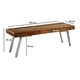 image 5 of Aaron Wood and Metal Dining Bench
