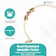image 3 of Dual Circle Arch Stand Party Background Decoration, Garden Arbors - 260x220cm