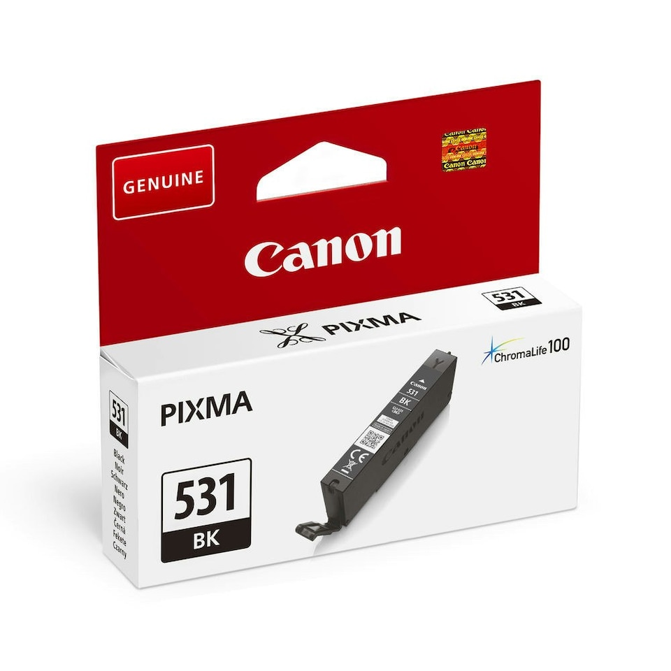 image 1 of Canon CLI531 Black Ink Cartridge Black | Canon CLI531 Black Original Ink Cartridge
