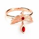 image 1 of Harry Potter Sterling Silver Fawkes Rose Gold Plated Ring Size S HPSR0113-S