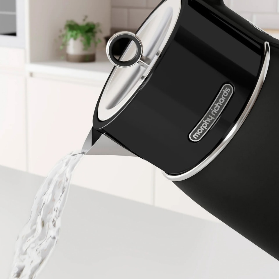 image 1 of Morphy Richards Signature Kettle & Toaster Black Black