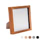 image 1 of Nicola Spring 8 x 8" Photo Frame - Dark Wood - 3D Photo Frame Picture Frame Box Portrait Display Case (22.5 x 22.5cm)
