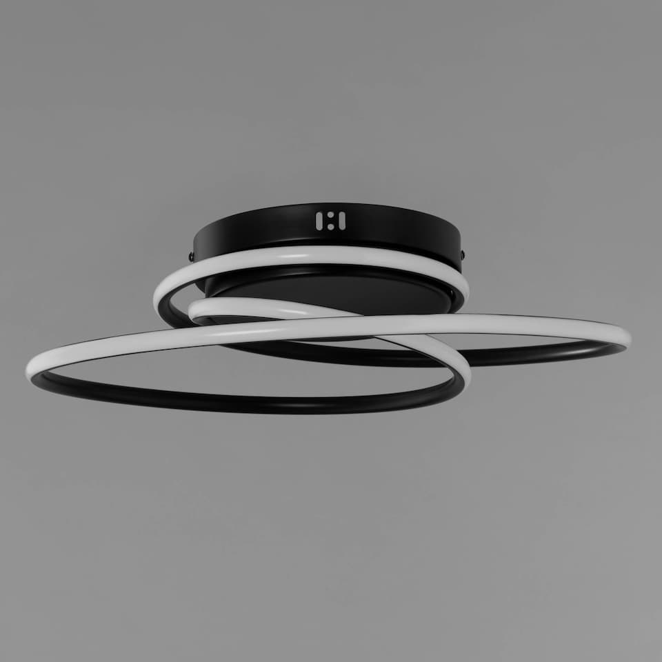 image 1 of BHS Pei LED Ceiling Light | Black | Satin Black | 1