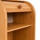 image 5 of Double Layer Roll Top Bamboo Wooden Bread Bin Kitchen Storage | Brown