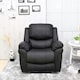 image 6 of Madison Electric Bonded Leather Automatic Recliner Home Lounge Chair (Black)