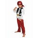 image 1 of Bristol Novelty Childrens/Kids Pirate Costume - White/Black/Red - L L