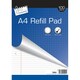 image 3 of Just Stationery 100 Sheet A4 Refill Pad