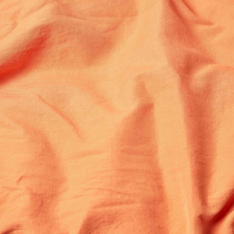 image 1 of Homescapes Burnt Orange Linen Duvet Cover Set - Super King