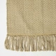 image 3 of Homescapes Zaphyr Natural Handwoven Jute Rug with Tassels - 120 x 170 cm | Cream | Natural