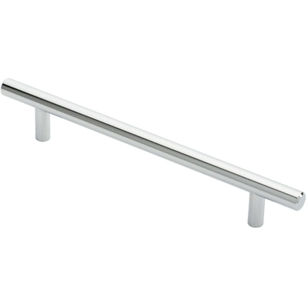 Loops Round T Bar Cabinet Pull Handle 220 x 12mm 160mm Fixing Centres Chrome