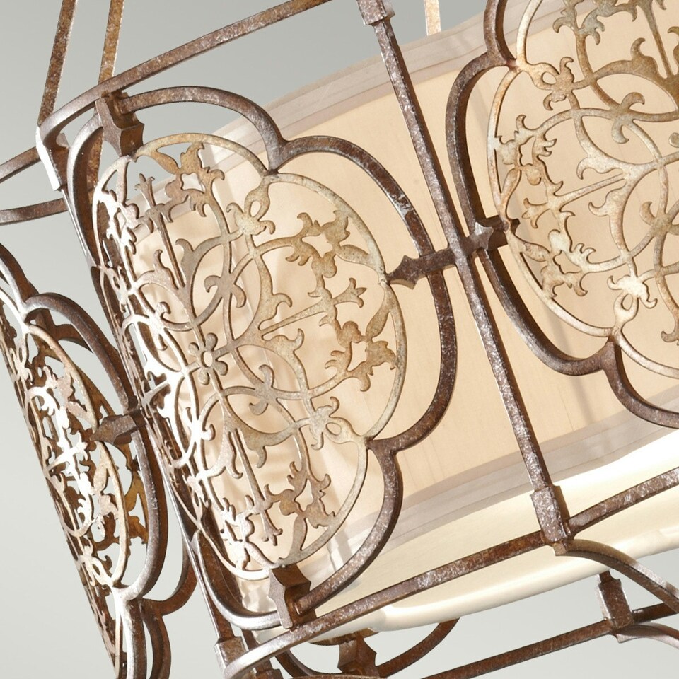 image 1 of Marcella 3 Light Ceiling Pendant British Bronze, E27