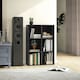 image 2 of HOMCOM Cubic Cabinet Bookcase Storage Shelves for Home Office, Black