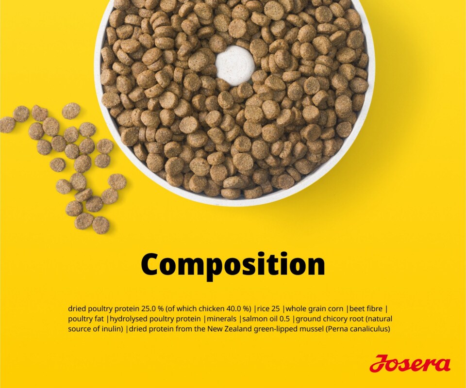 image 1 of Josera Mini Senior Chicken & Rice | Complete food for toy and small dogs | Gluten-free | Lower protein & fat | Anti-ageing | Salmon Oil Omega 3 | 3kg