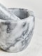 image 2 of Salerno Grey Marble Tapered Mortar and Pestle