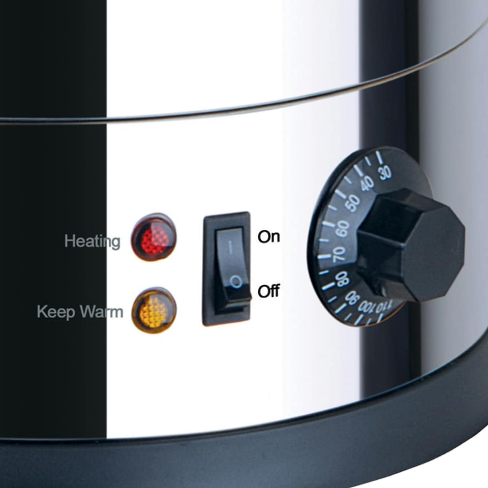 image 1 of Igenix IG4008 Catering Urn & Hot Water Boiler, 8 Litre