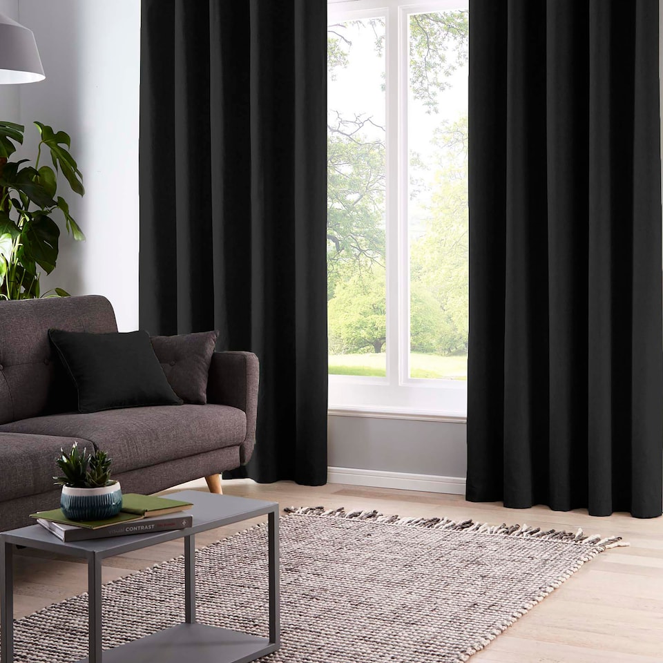 image 1 of Fusion Sorbonne Cushion Cover Black