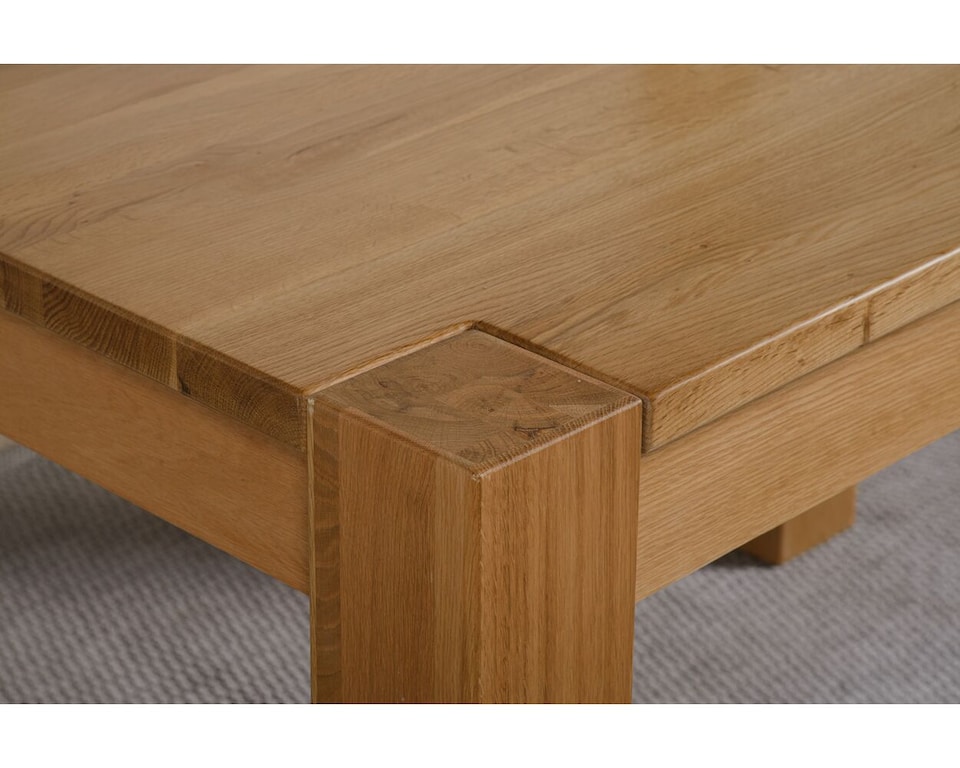 image 1 of Kuba 180 x 90 cm Chunky Oak Dining Table and 6 Montana Leather Chairs | Black | Black