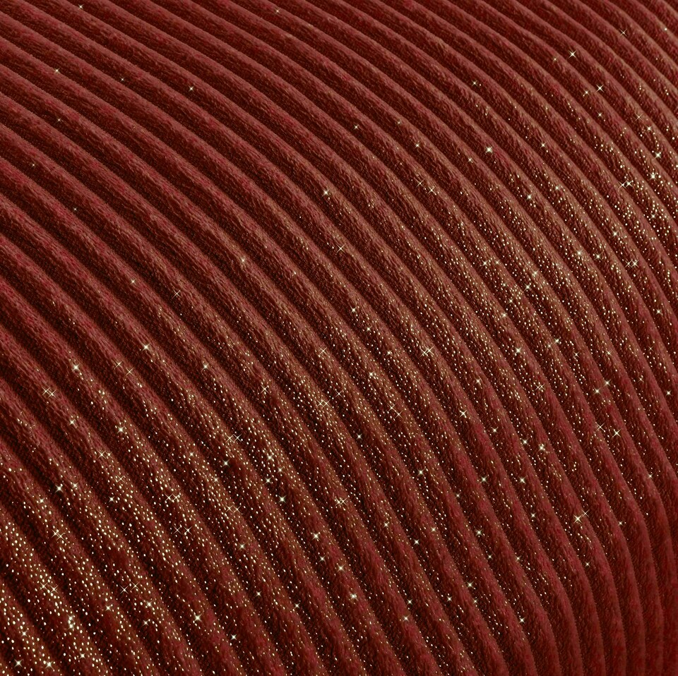 image 1 of Velosso Glitter Corduroy Teddy Fluffy and Warm Fleece Duvet Cover Set | Red | Red | Super King