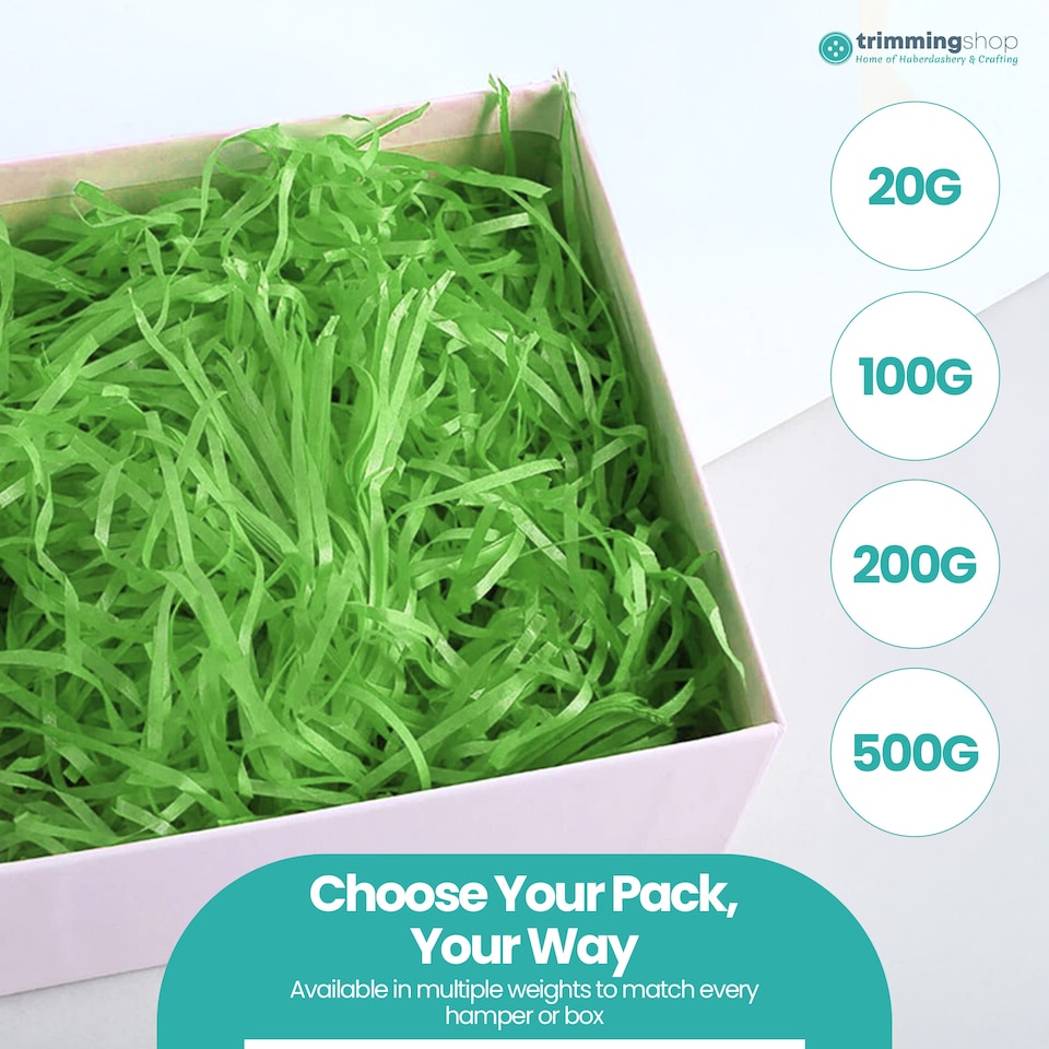 image 1 of Shredded Tissue Paper, Decorative Gift Packaging Hamper Filler - 500G