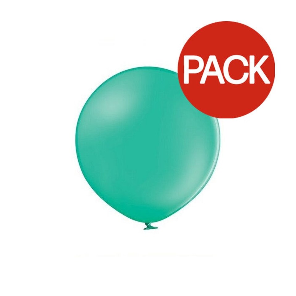 Belbal Latex Balloons (Pack of 100) - Pastel Forest Green - One Size