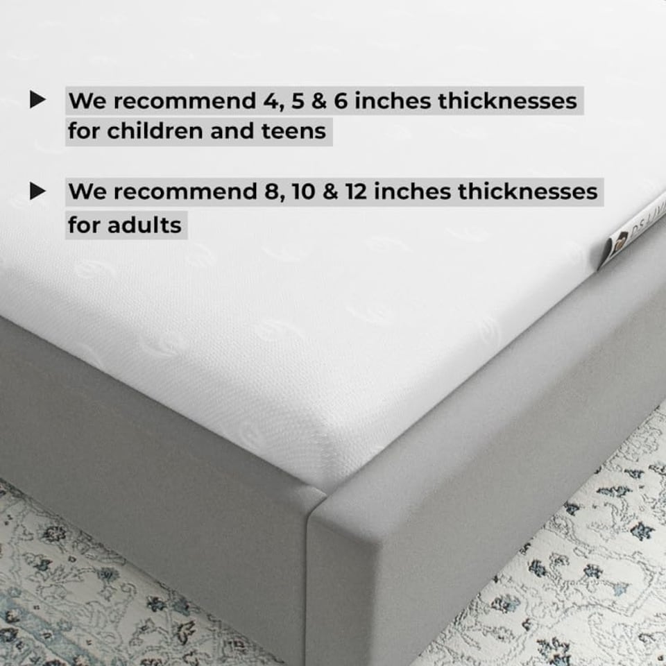 image 1 of Pureflex Memory Foam Mattress - 4 inch - King - Orthopedic