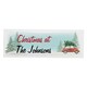 image 2 of Personalised Driving Home For Christmas Wooden Mantel Decoration