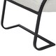 image 5 of Boucle Ribbed Ark Chair - Metal - L96 x W63 x H90 cm - Black