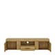 image 2 of Cortina 2 Door 1 Drawer Wide TV Cabinet in Grandson Oak