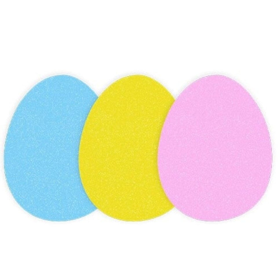 Arts & Crafts Easter Egg Foam Shapes - Pack of 12