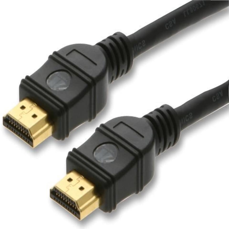 KRAMER Premium High Speed HDMI Lead Male to Male Gold Plated Connectors 0.9m Blk