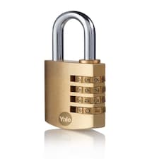 YALE BRASS COMBINATION PADLOCK 40MM