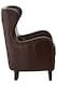 image 4 of Dark Coffee Leather Armchair,Accent Chair, Leather Upholstered Lounge Chair,Wingback Ocassional Chair | Brown