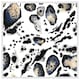 image 1 of Leopard print with blue (Picture Frame) White | XL