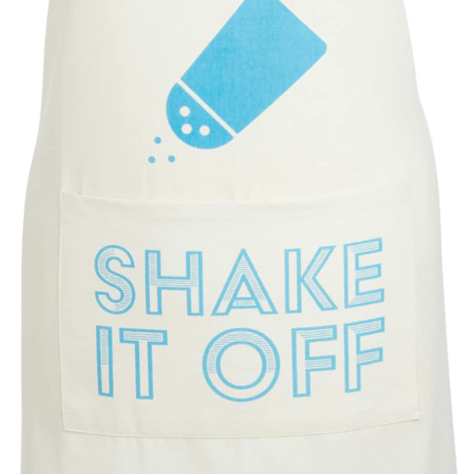 image 1 of KitchenCraft Apron Blue Lyrics Cotton | Blue