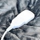 image 4 of Machine Washable Heated Throw Electric Blanket with 10 Heat Settings | Grey
