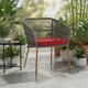 image 2 of Waterproof Seat Pad Ideal for Indoor, Outdoor, Garden, or Patio Chairs | Red