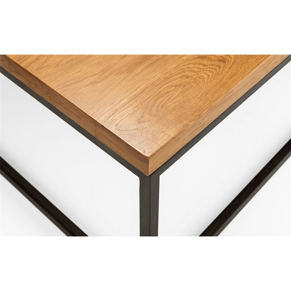 image 1 of Classic Oak Square Coffee Table | Brown | Brown