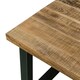 image 2 of Induse Dining Table - Mango Wood/Iron - L90 x W180 x H76 cm - Mango PP Saw Finish | Brown