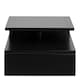 image 2 of Ashlan Bedside Table with 1 Drawer in Black