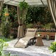 image 10 of Outsunny Folding Sun Lounger with 5-Level Reclining Back, Side Table 