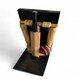 image 2 of CRICKET-GIFTS Cricketing Bookend Single Unit, Wooden, 22cm high, Can also be used as a presentation trophy