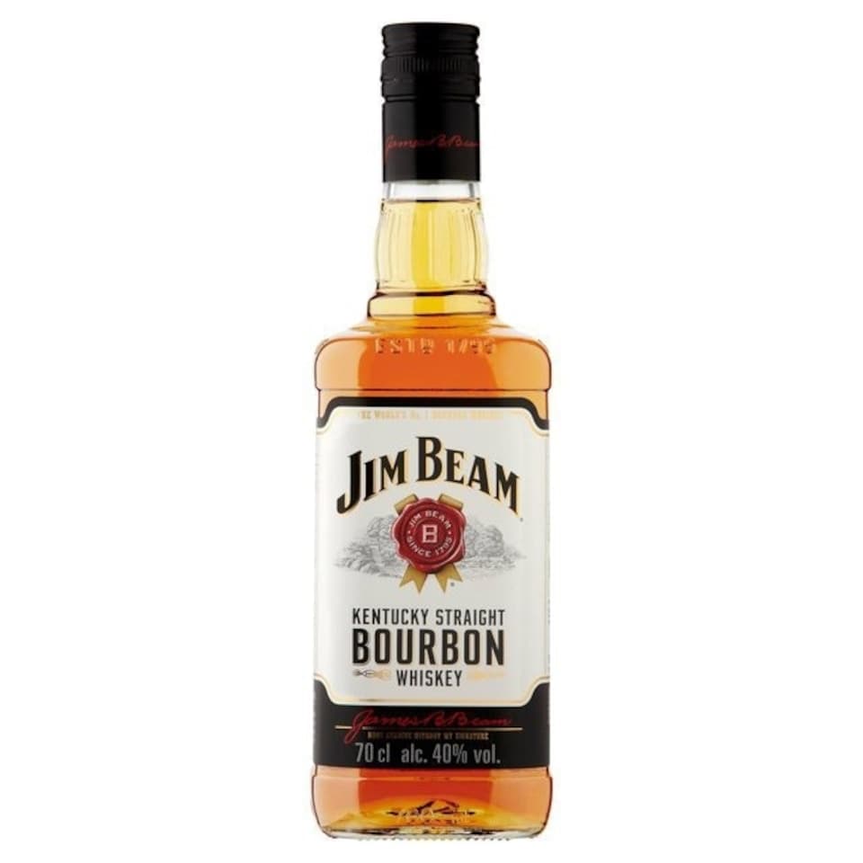 Jim Beam White Label Bourbon Whiskey 70cl