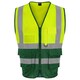 image 1 of Pro RTX High Visibility Unisex Adults Executive Waistcoat - Hi Vis Yellow/Paramedic Green - 4XL